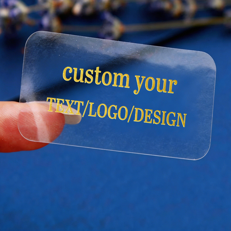 Personalised Candle Label - 50 Adesivos Retangulares Personalizados, Adesivos Transparentes