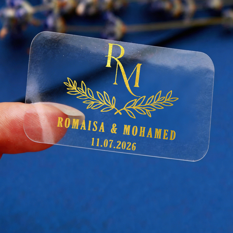 Personalised Candle Label - 50 Adesivos Personalizados para Casamento, Etiquetas