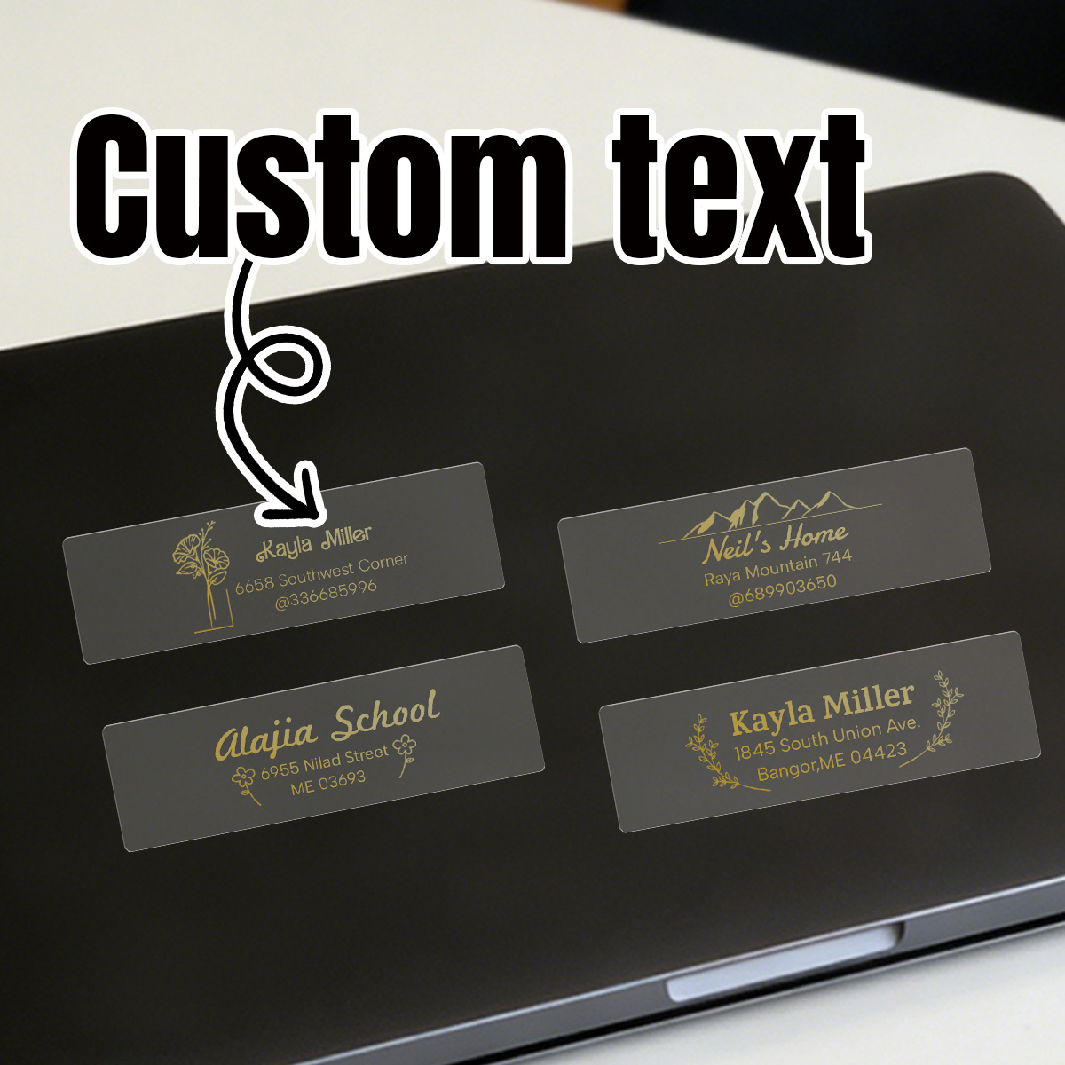 Personalised Candle Label - 30-240 peças de adesivos personalizados, adesivos