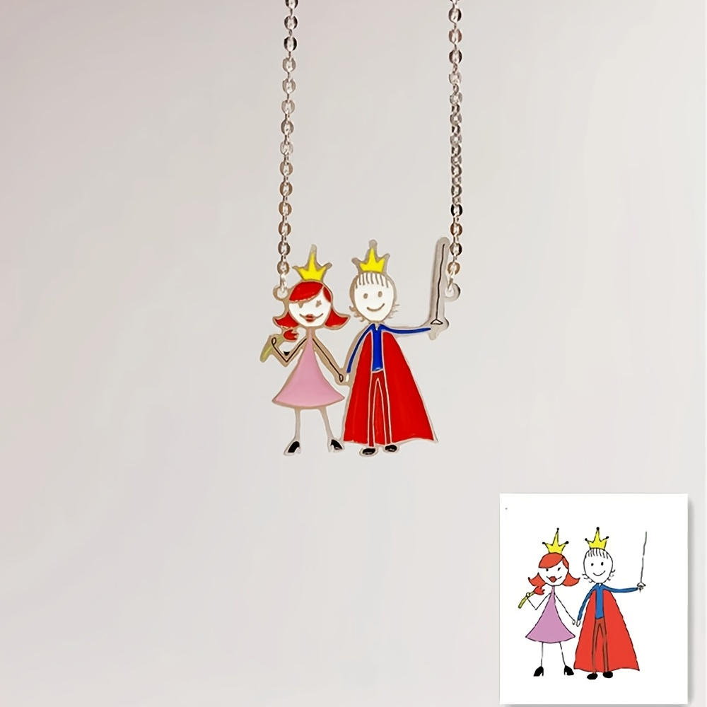 Name Necklace Custom - Colar com Pingente Esmaltado Personalizado, Joia