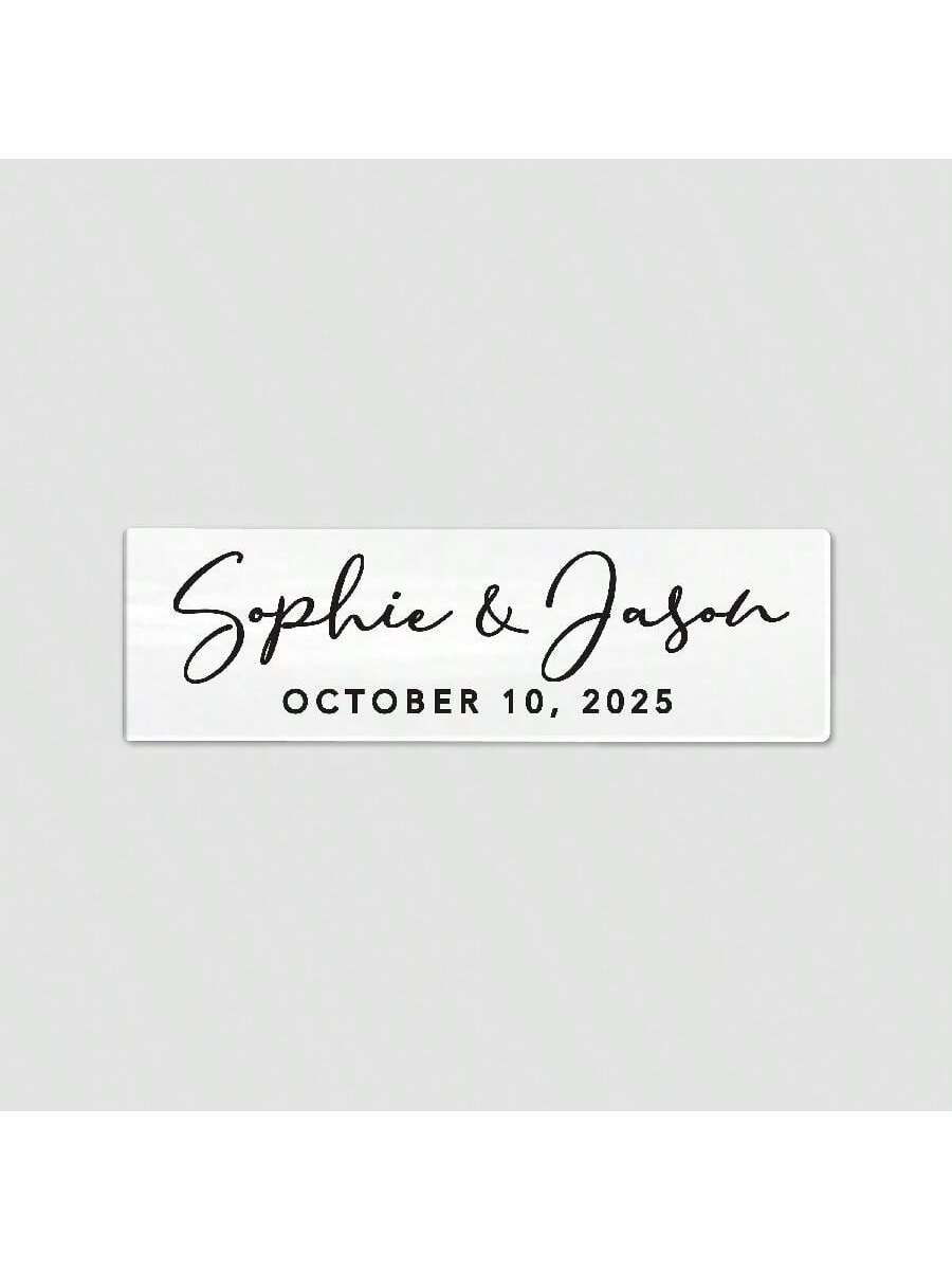 Etiquetas de casamento transpa - Personalised Candle Label avaliação e preço