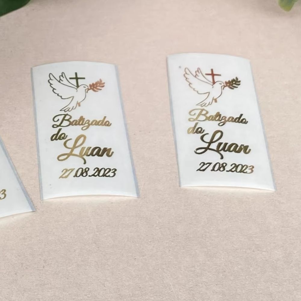 Personalizado Meu Batismo Tape - Personalised Candle Label avaliação e preço